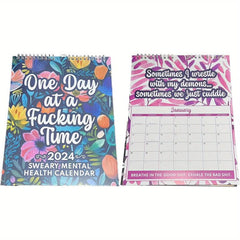 1pc Personal Planning Calendar Fun Mental Health Calendar
