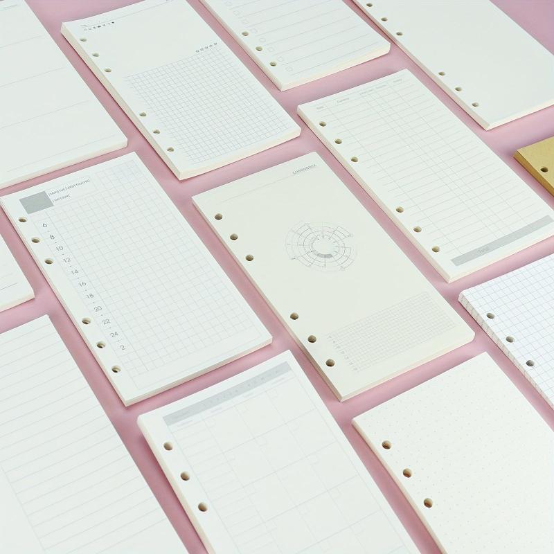 Refill Inner Pages 45 Pages 6 Holes Loose Leaf for Notebooks