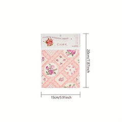 30pcs Wedding Dress Series Paper Large Size Lace Pattern Material DIY