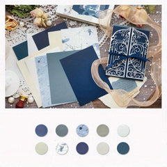 30pcs Hollow Out Material Book Retro Diary Decoration Paper