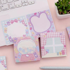 Sweetheart Candy Sticky Notes Book 80 Sheets
