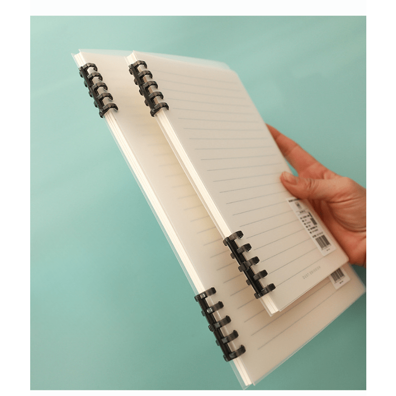 Stylish Loose leaf Notebook w/ 10 Detachable Coils