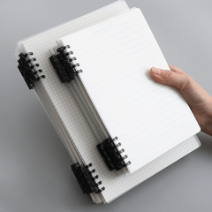 Stylish Loose leaf Notebook w/ 10 Detachable Coils
