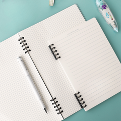 Stylish Loose leaf Notebook w/ 10 Detachable Coils