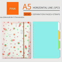 Hongtai B5 Loose Leaf Paper Book 26 Holes A5 Refill Notebook