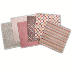 12pcs Journal Background Paper Material Decor 15x24 cm