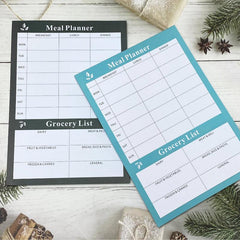 1pc Daily Meal Planner Weekly Meal Notepad Grocery Shopping List Planning Book
