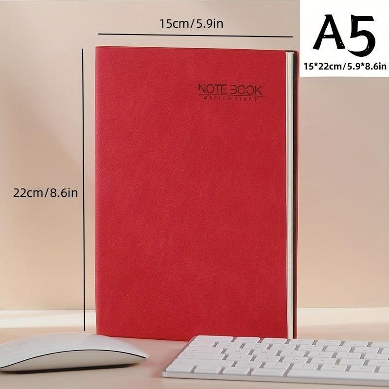 1pc A5 Sheepbark Notebook Business Office Meeting Student 14.99x21.84cm