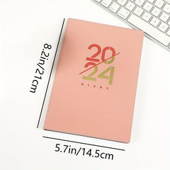 A5 Spanish Daily Plan Calendar Book 156 Sheets 312 Pages