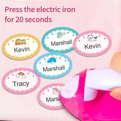 Personalized Ironing Labels for Clothes - 48pcs, Machine Washable