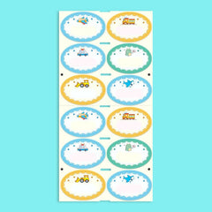 Personalized Ironing Labels for Clothes - 48pcs, Machine Washable