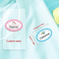 Personalized Ironing Labels for Clothes - 48pcs, Machine Washable