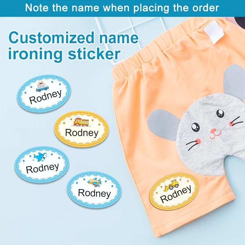 Personalized Ironing Labels for Clothes - 48pcs, Machine Washable