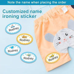 Personalized Ironing Labels for Clothes - 48pcs, Machine Washable