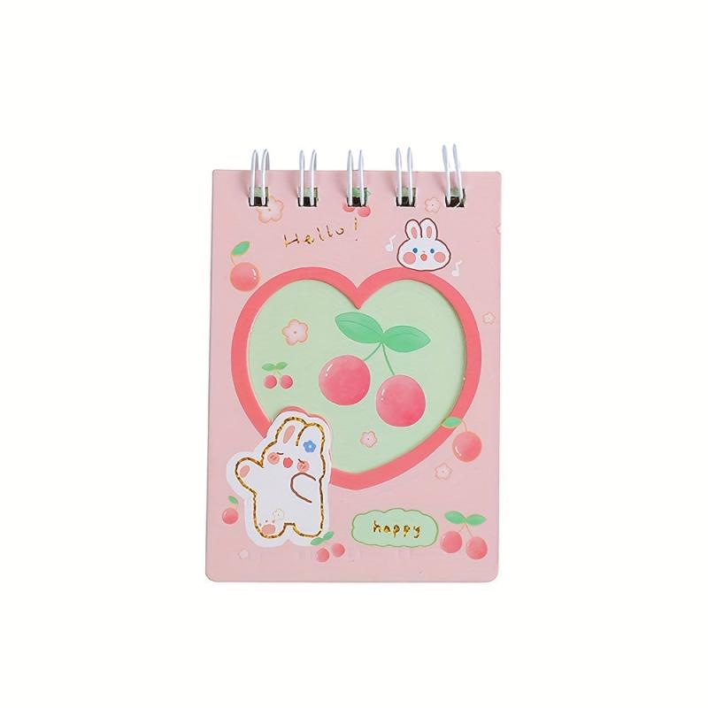 Cartoon Girl Coil Notebook Little Rabbit Mini Memo Book