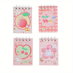 Cartoon Girl Coil Notebook Little Rabbit Mini Memo Book