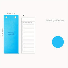 Weekly Plan Sticky Note Notebook 6 Colors