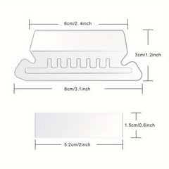 50pcs Blank Lever Arch File Plastic Index Tab Blank Paper Label Sort File PVC