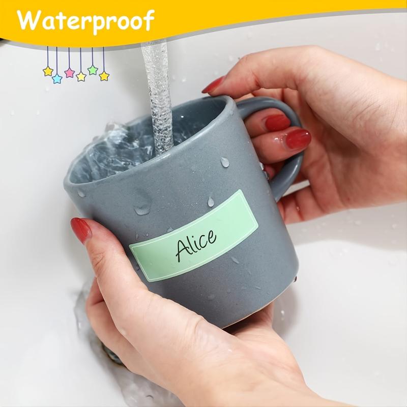 380pcs Waterproof NameTag Stickers for School Supplies & Water Bottles
