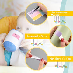 380pcs Waterproof NameTag Stickers for School Supplies & Water Bottles