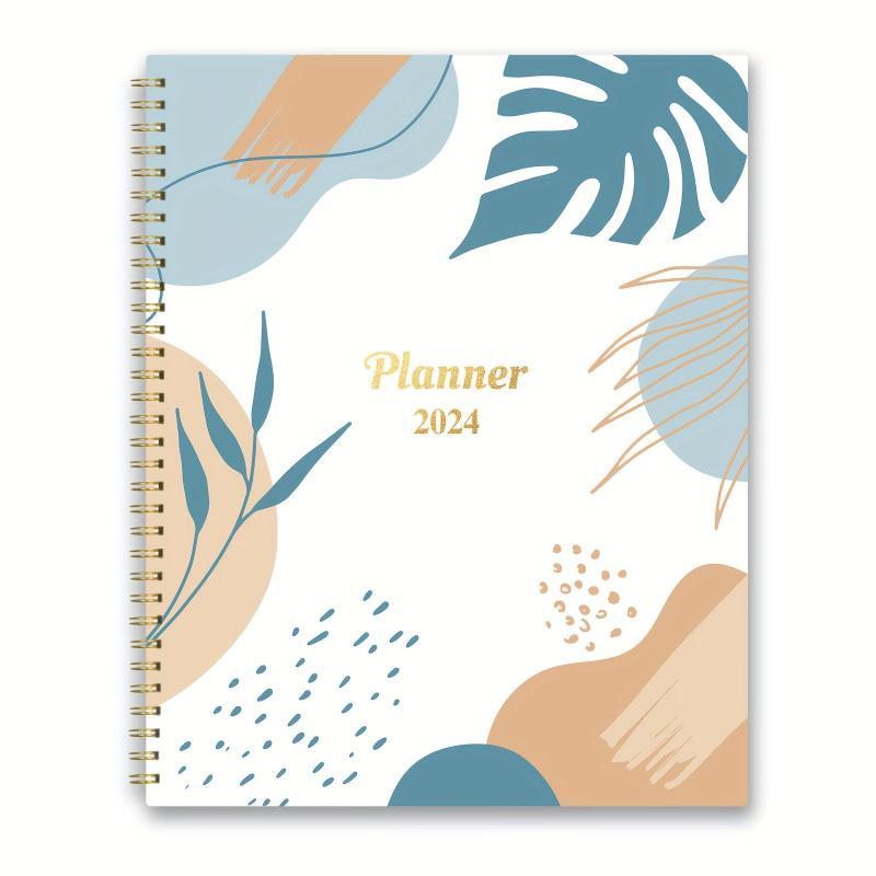2022 Monthly Planner A4 Jan-Dec, Twin Wire Binding, Holidays, Notes, Back Pocket