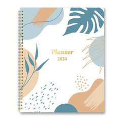 2022 Monthly Planner A4 Jan-Dec, Twin Wire Binding, Holidays, Notes, Back Pocket