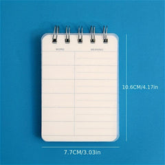 2pcs 200 Sheets Spiral Coil Notebook Journal Diary School Supplies 10.59x7
