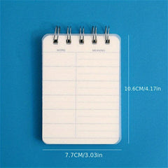 2pcs 200 Sheets Spiral Coil Notebook Journal Diary School Supplies 10.59x7