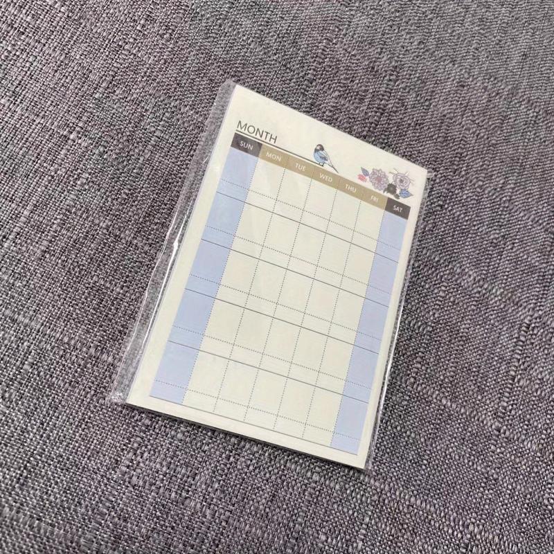 60sheets Weekly Planner Memo Pad Study Time Schedule Daily List