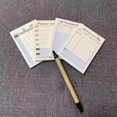60sheets Weekly Planner Memo Pad Study Time Schedule Daily List