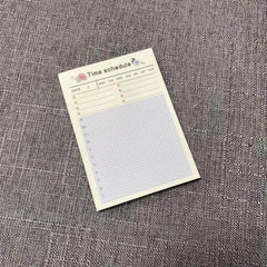 60sheets Weekly Planner Memo Pad Study Time Schedule Daily List