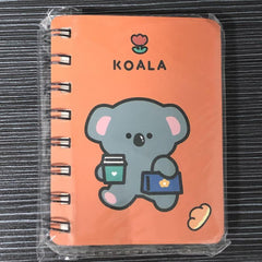 Mini Cartoon Ribbon Cover Coil Notepad Notebook 80sheets