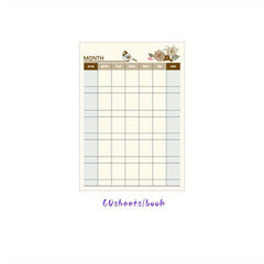2pcs Portable Shorthand Week Planner Daily Memo This Month Planner Note Sti