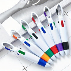 6 Pack Retractable Shuttle Pens, Great Office & School Supplies Gift