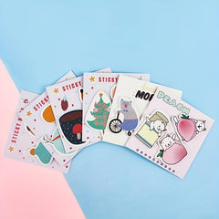 Cartoon Sticky Notes 60 Sheets Creative Note Book Cartoon Shaped Stickers