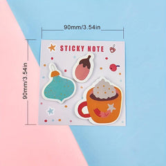 Cartoon Sticky Notes 60 Sheets Creative Note Book Cartoon Shaped Stickers