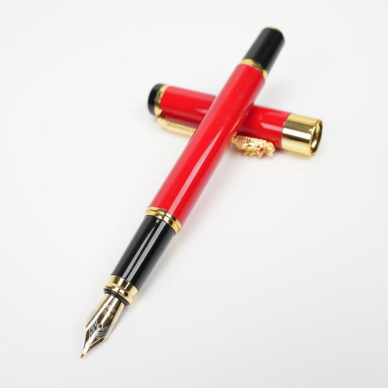 Stylish All Metal Frosted Christmas Pen - Perfect for Students
