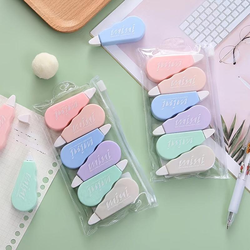 6PCS Mini Correction Tape For Student Instant Corrections