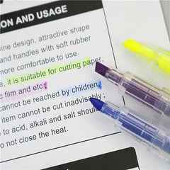 7-Piece Erasable Highlighter Set for Students and Office Use