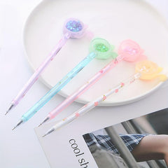 4pcs Cat Gel Pens for Students Sequin Kittens & 0 5 Water-based Signature Pens
