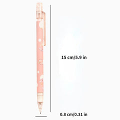 3pcs Sweet Peach Mech Pencils 0.5mm Lead Cartoon Gift Students