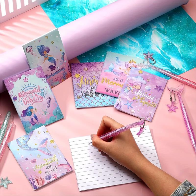 Mermaid Pen Set for Birthday and School Supplies