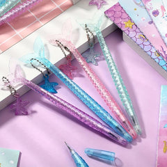 Mermaid Pen Set for Birthday and School Supplies