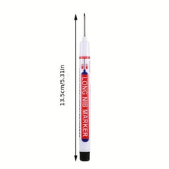 3pcs Deep Hole Lengthened Head Marker Pen Ceramic Tile Deep Hole Marker Pen