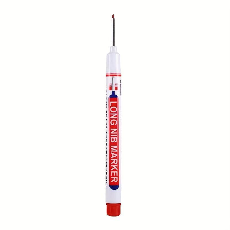 3pcs Deep Hole Lengthened Head Marker Pen Ceramic Tile Deep Hole Marker Pen