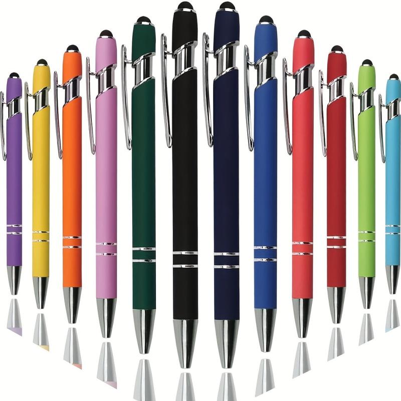2-In-1 Rainbow Ballpoint Pen, Medium Tip, Smooth Ink, Handwriting Pen