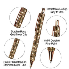 Creative Artificial Diamond Decoration Ballpoint Pen for School Office