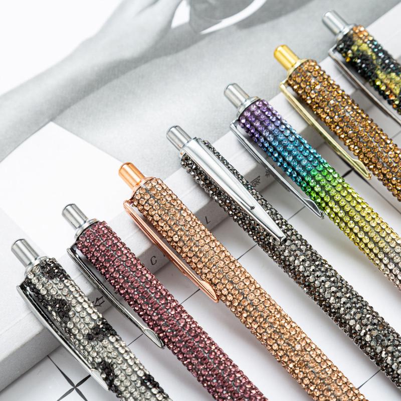 Creative Artificial Diamond Decoration Ballpoint Pen for School Office