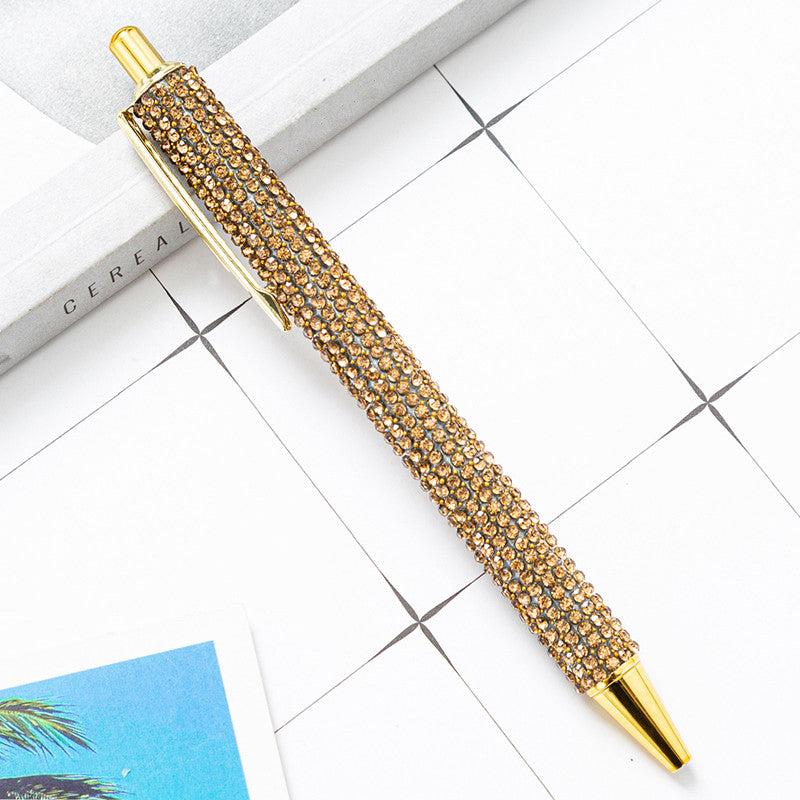 Creative Artificial Diamond Decoration Ballpoint Pen for School Office