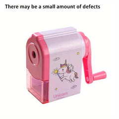 Animal Cartoon Pencil Sharpener Hand Crank Manual School Stationery Gift